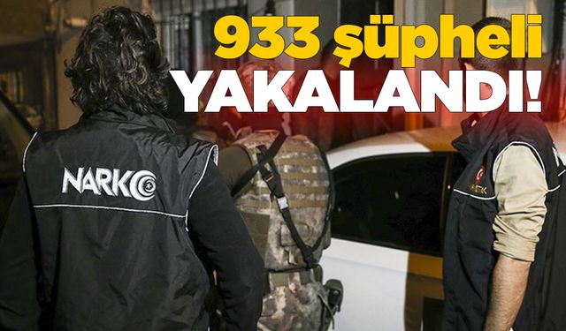 Sinop dahil 72 ilde dev operasyon