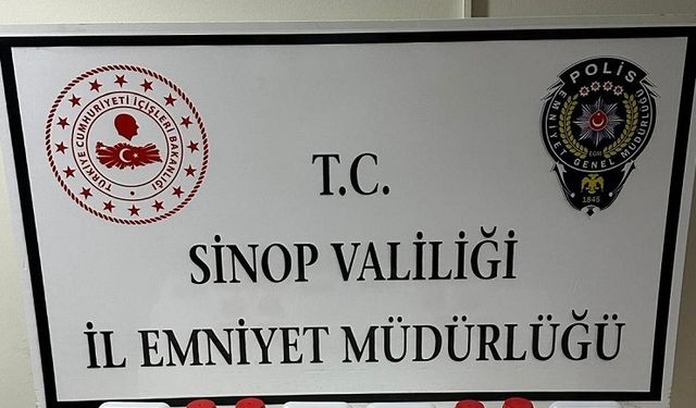 Sinop’ta çok miktarda etil alkol ele geçirildi