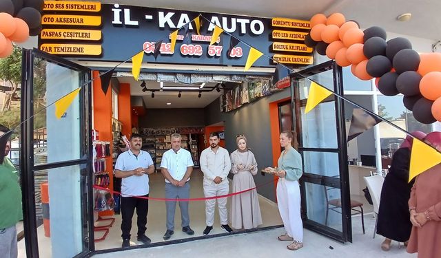 Sinop’un yeni oto aksesuar mağazası hizmete başladı
