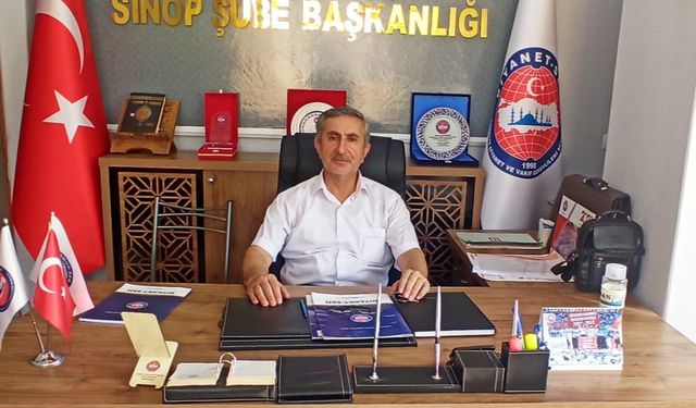 Diyanet-Sen Sinop Şube Başkanı Köstek'ten 15 Temmuz mesajı