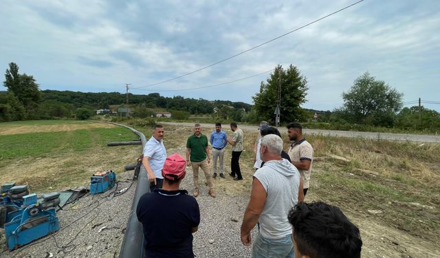 Sinop'ta içme suyu hatları yenileniyor