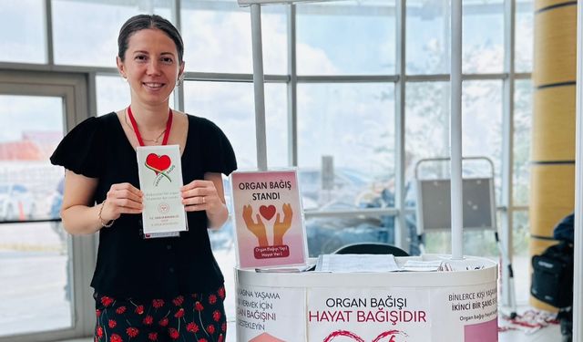 Sinop'ta organ bağışı standı açıldı
