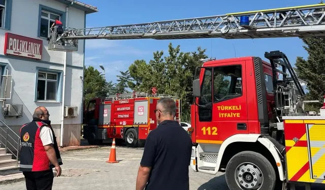 Hastane personeline yangın tatbikatı