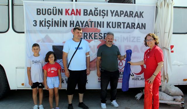 Sinop'ta kan bağışçılarına özel hediye