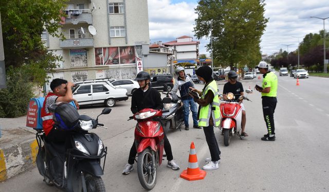 Güvenli motosiklet kullanımı etkinliği