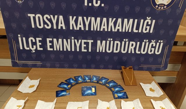 Sahte altın operasyonunda 3 şahıs gözaltında