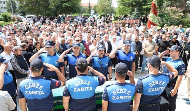 Gebze Belediye Başkan Yardımcısı son yolculuğuna uğurlandı