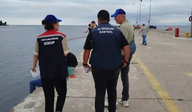Sinop’ta amatör balıkçılara sürdürülebilirlik bilgilendirmesi