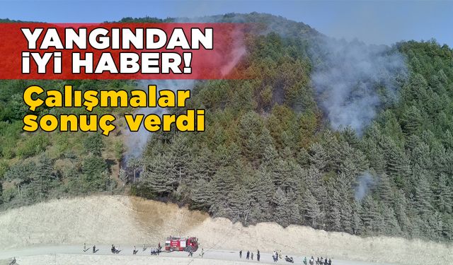 Kuşçular köyü yangınından iyi haber