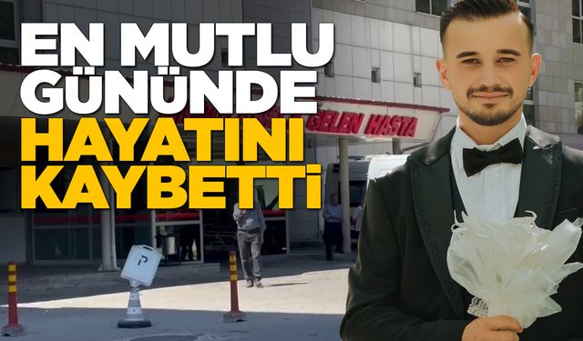 Düğünde rastgele açılan ateş damadı öldürdü