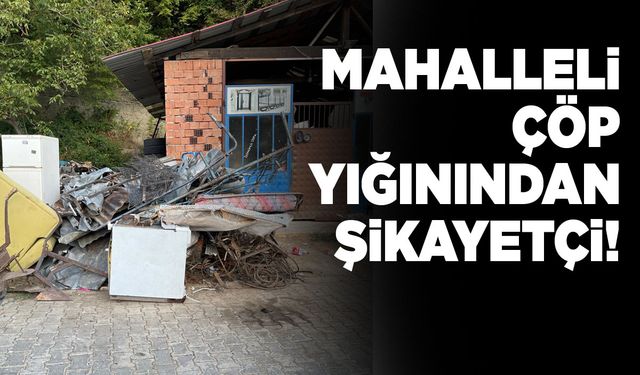 Erfelek’te çöp sorunu tepki çekiyor