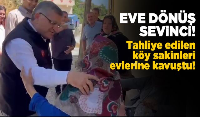 Köklen köyü sakinleri evlerine geri döndü