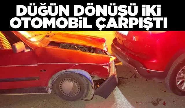 Sinop'ta düğün dönüşü kaza: 7 yaralı