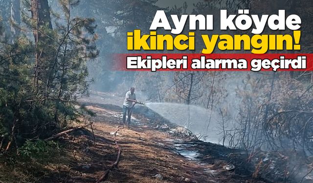 Yangın ihbarı ekipleri alarma geçirdi