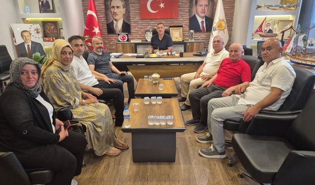 AK Parti Gerze Kadın Kolları Başkanından İl Başkanına Ziyaret