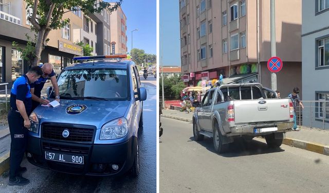 Yola çöp atan sürücülere ceza uygulandı