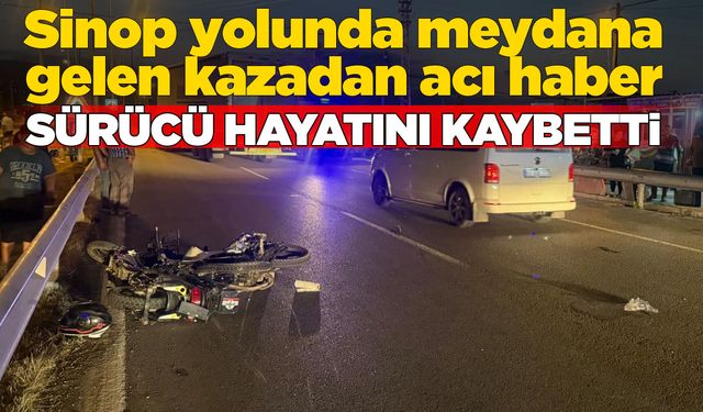 Motosiklet ile elektrikli bisiklet çarpıştı, 1 kişi öldü