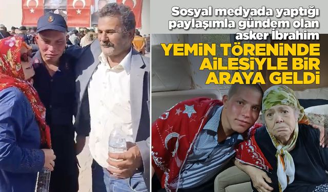 Sinoplu İbrahim'in yemin töreninde duygusal anlar