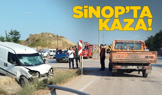 İki otomobilin çarpıştığı kazada 1 kişi yaralandı
