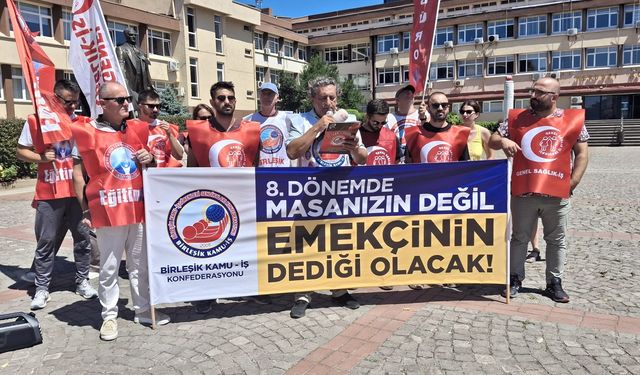 Birleşik Kamu-İş Konfederasyonundan hükümetin zam teklifine tepki!