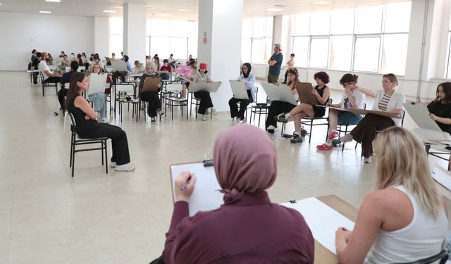 Yetenek sınavında hünerlerini sergilediler