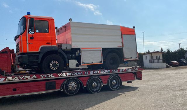 Sinop'un itfaiye filosuna güçlü takviye