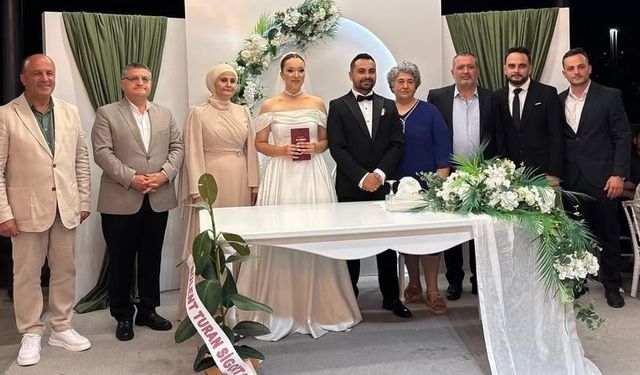 Sinoplu Şehit Halil Özdoğru’nun oğlu evlendi