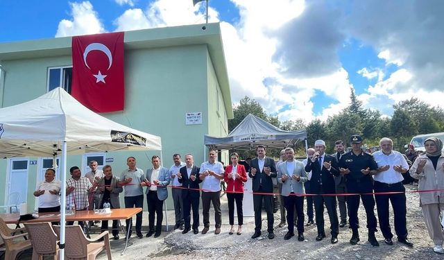 Sinop'ta yapımı tamamlanan cami ibadete açıldı