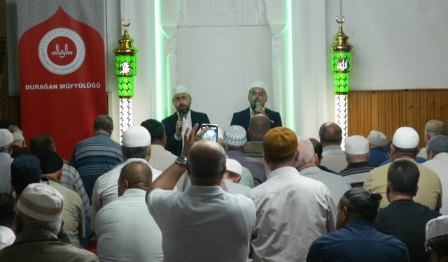 Durağan İsmail Bey Camii’nde Mevlid-i Nebi coşkusu