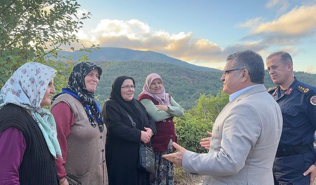 Vali Özarslan, Kirençukuru halkıyla bir araya geldi
