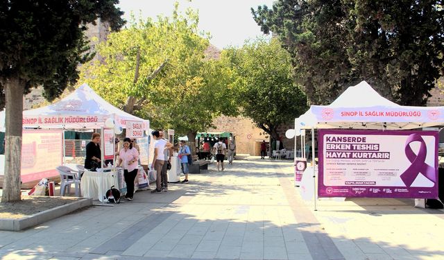Sinop'ta "Sağlık Sokağı" kuruldu