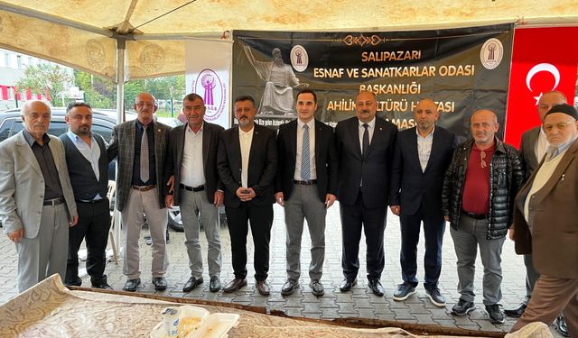 Ahilik Haftası kapsamında ahilik pilavı ikramı yapıldı