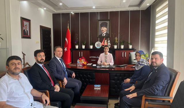 Mevlid-i Nebi Haftası dolayısıyla Kaymakam Büyüker'e ziyaret