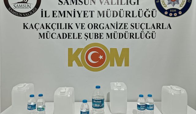 Sahte içki operasyonunda 1 şüpheli yakalandı
