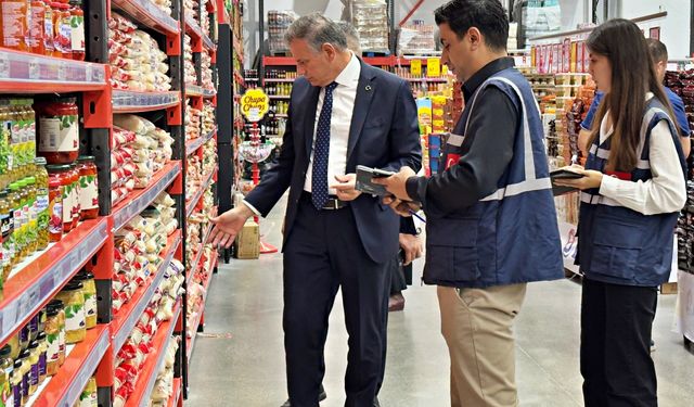 Samsun'da marketler denetlendi