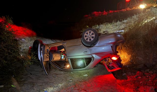 Trafik kazasında 2 kişi yaralandı
