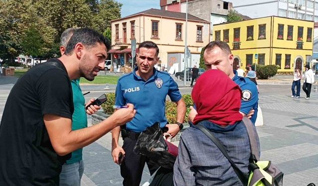 Bankta bırakılan çanta polisi harekete geçirdi