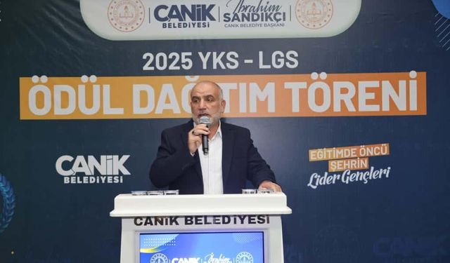 Canik Belediyesi’nden YKS ve LGS şampiyonlarına ödül