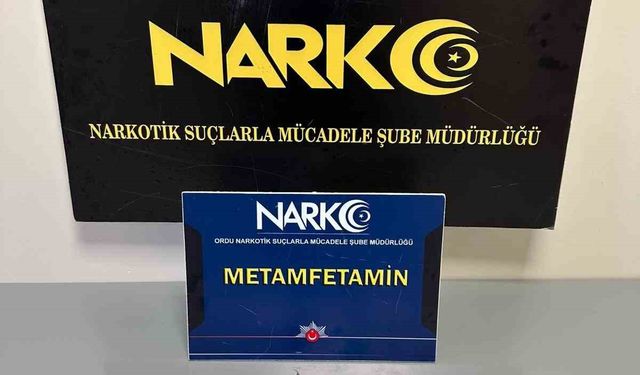 Ordu’da narkotik operasyonları: 1 tutuklama