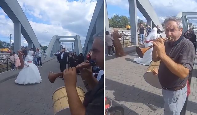 Boyabatlılar Bafra'daki tarihi köprüde geleneği yaşattı