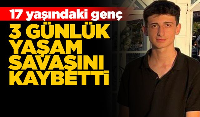 Motosiklet kazasında yaralanan genç hayatını kaybetti