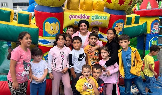 Türkeli'de çocuklara bayram gibi gün