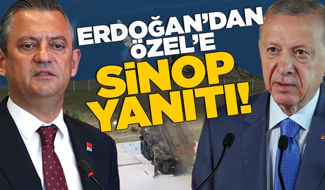 Cumhurbaşkanı Erdoğan'dan Özgür Özel'e “Sinop” yanıtı