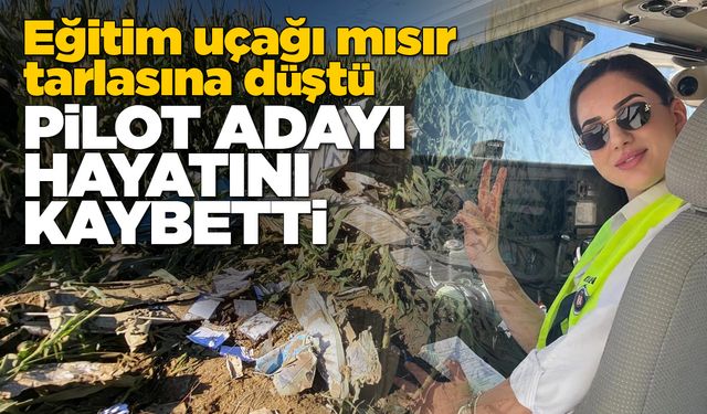 Eğitim uçağı düştü: 1 pilot hayatını kaybetti