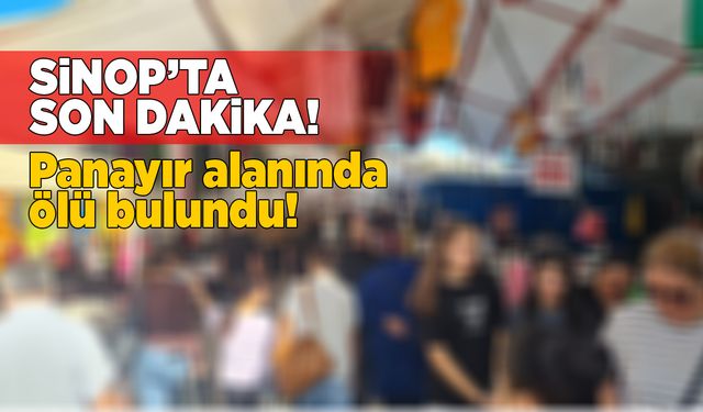 Panayır alanında bir kişi ölü bulundu