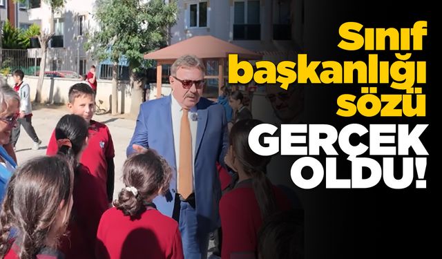 Öğrencilerin daveti, Başkan Belovacıklı’yı sınıfa taşıdı