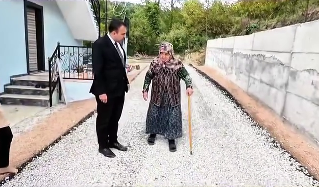 Sinop'ta şehit annesinin talebi yerine getirildi
