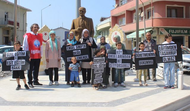 Akçabük özel eğitim sınıfı velilerinden tepki!