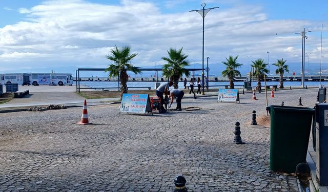 Sinop Belediyesi'nden meydan düzenleme çalışmaları