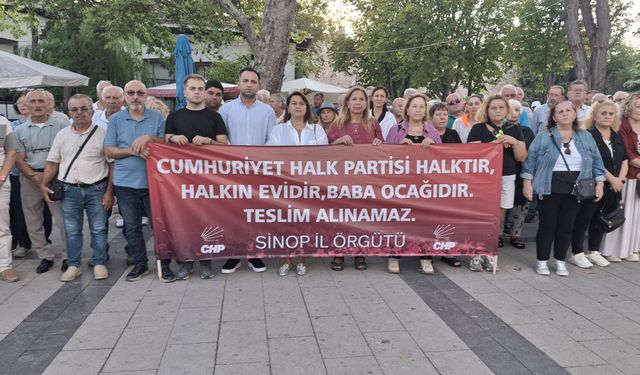 CHP Sinop İl Başkanlığı’ndan kayyum tepkisi